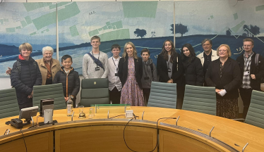Sevenoaks Youth Council visit 